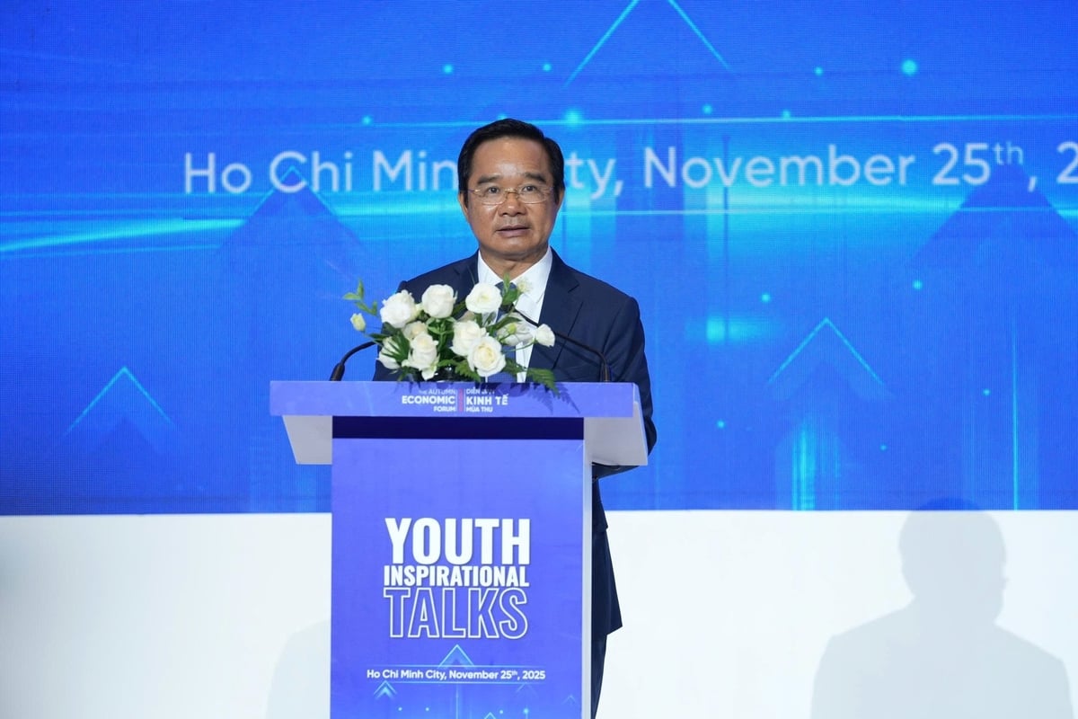 Chủ tịch UBND TP.HCM Nguyễn Văn Được phát biểu tại sự kiện. Ảnh: BTC.