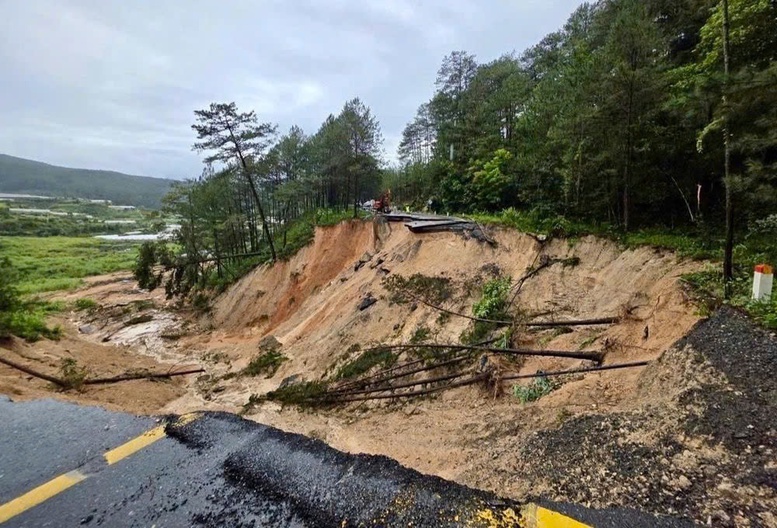 Khẩn cấp khắc phục hư hỏng đèo Mimosa- Ảnh 2.