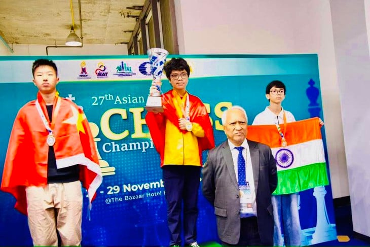 Việt Nam giành 8 HCV cờ nhanh tại Giải vô địch cờ vua trẻ châu Á - Ảnh 3.