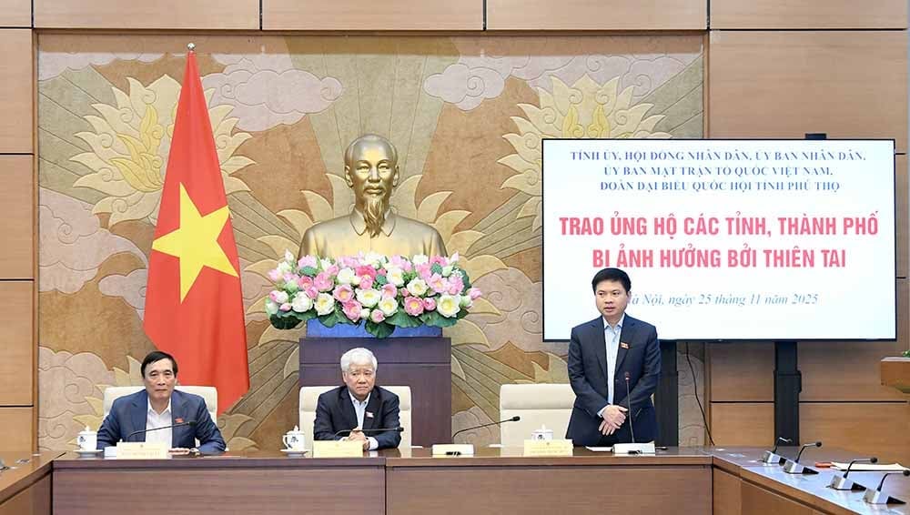 Tỉnh Phú Thọ dành hơn 26 tỷ đồng hỗ trợ các tỉnh bị thiên tai. Ảnh: PT.