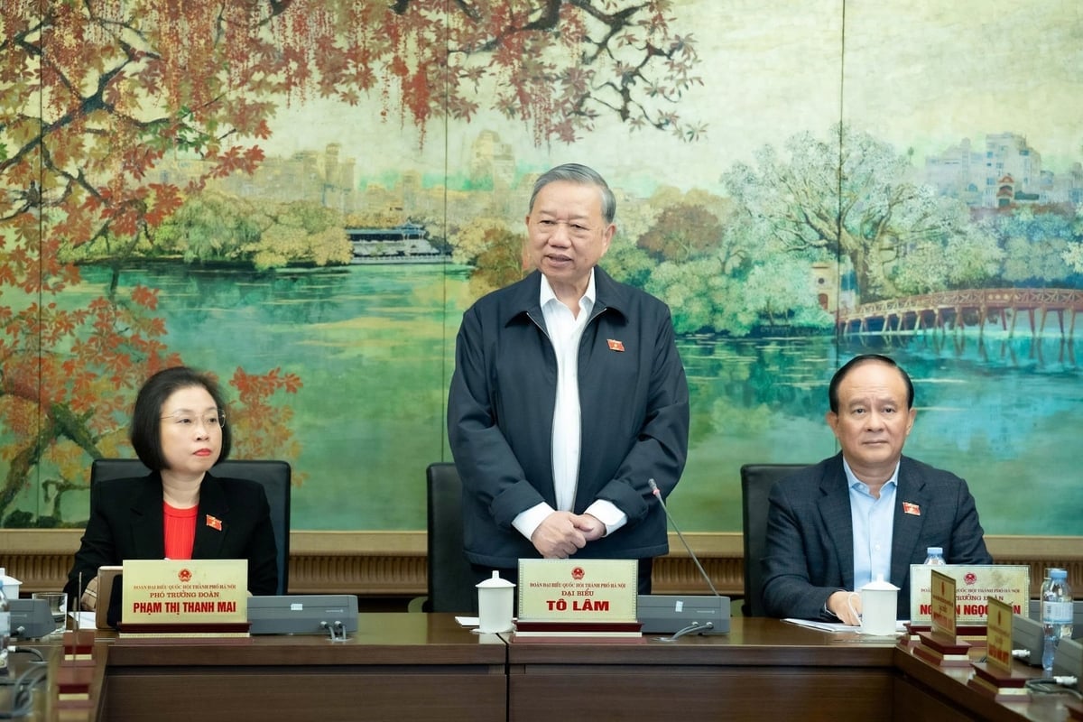 Tổng Bí thư Tô Lâm nhấn mạnh y tế dự phòng, giáo dục chuẩn hóa và kiểm soát môi trường để nâng cao sức khỏe, tri thức và hạnh phúc người dân. Ảnh: Quochoi.vn