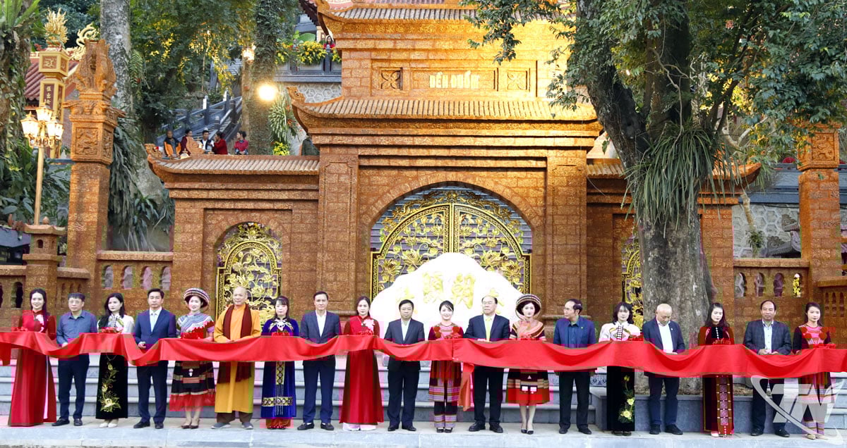 Ribbon cutting ceremony to inaugurate the restoration and embellishment of the national historical site of Duom Temple