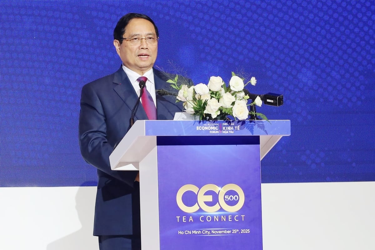 Thủ tướng Phạm Minh Chính phát biểu tại sự kiện. Ảnh: BTC.