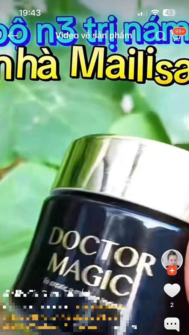 เรียกคืนแบบฟอร์มคำประกาศผลิตภัณฑ์เครื่องสำอาง Doctor Magic ซีรีส์ที่จำหน่ายโดย Mailisa - รูปที่ 1 Thu hồi loạt phiếu công bố sản phẩm mỹ phẩm Doctor magic do Mailisa kinh doanh- Ảnh 1.