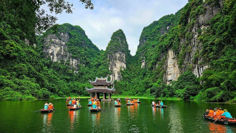 ទេសភាពធម្មជាតិនៅ Trang An Scenic Complex។ (រូបថត HT)