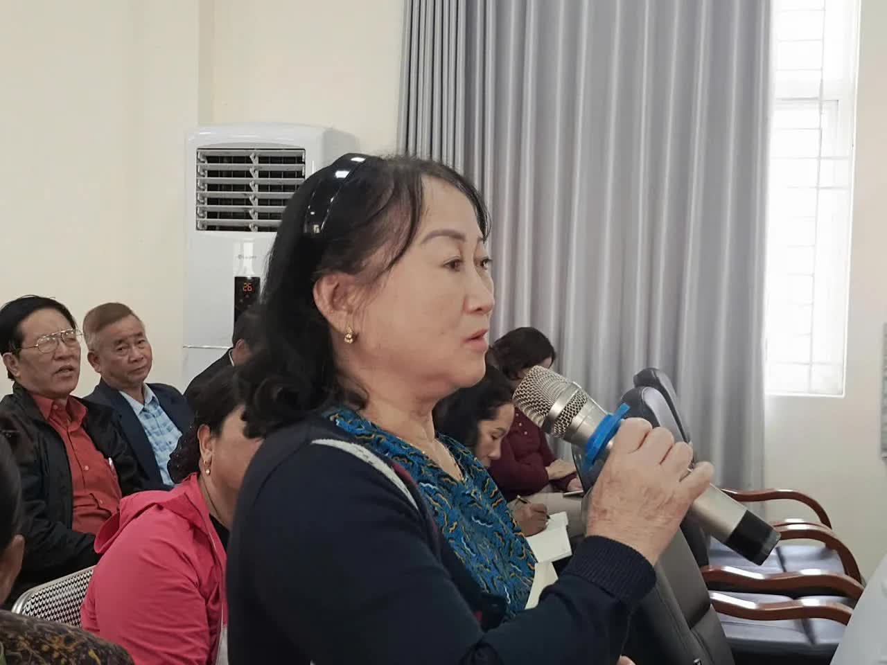 Phường Tương Mai tiếp xúc cử tri chuyên đề vệ sinh môi trường, trật tự đô thị- Ảnh 1.