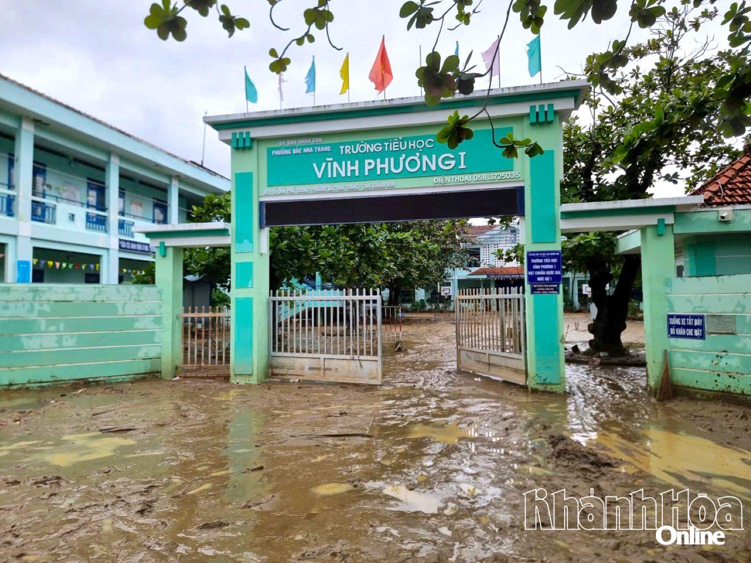 Mưa lũ gây thiệt hại nặng ở nhiều trường học trên địa bàn tỉnh.