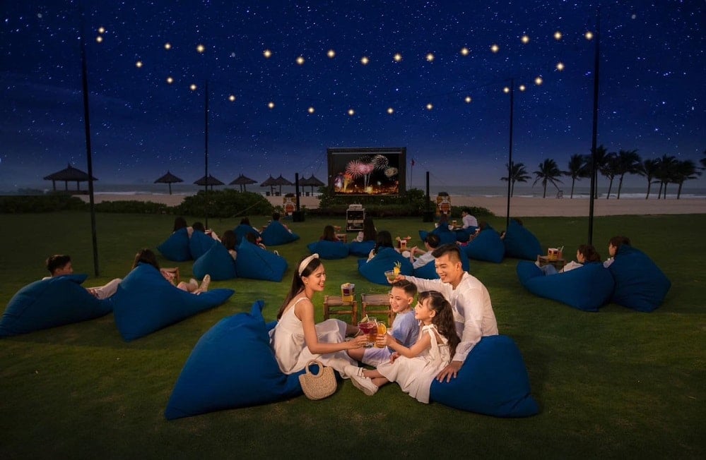 Quartos de luxo com vista para o mar em Danang.