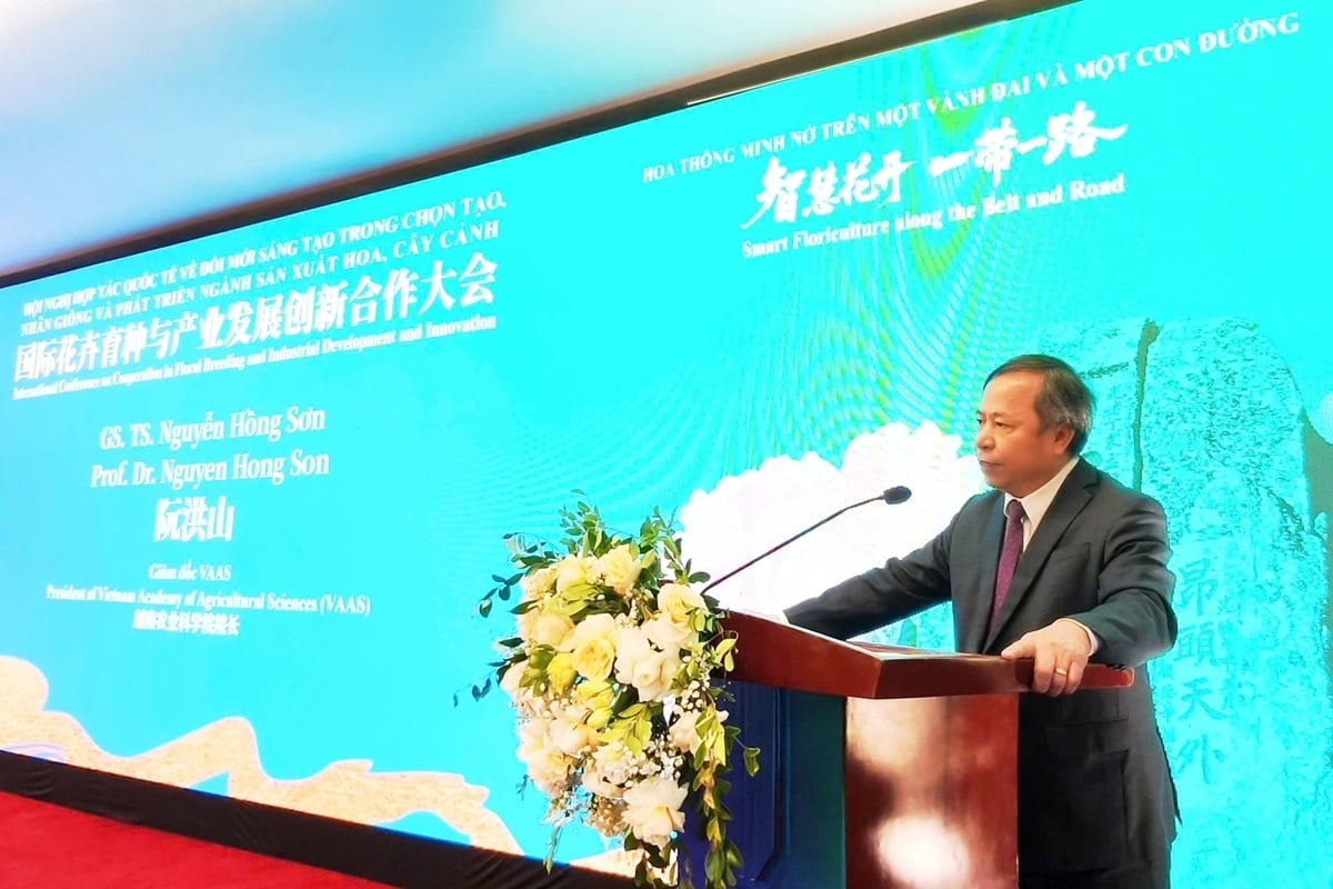 Theo GS. TS. Nguyễn Hồng Sơn, ngành hoa, cây cảnh là lĩnh vực có giá trị kinh tế cao, đóng góp mạnh mẽ vào thương mại nông sản và kinh tế nông thôn của nhiều quốc gia châu Á. Ảnh: Trung Hiếu.