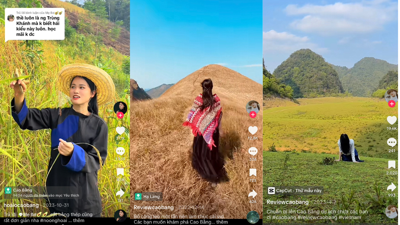 Video Hoai diterima secara meluas, menyumbang kepada penyebaran pelancongan Cao Bang kepada orang ramai di seluruh negara.