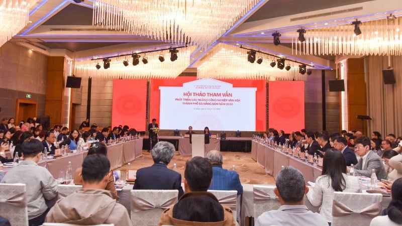 Escena de conferencia.