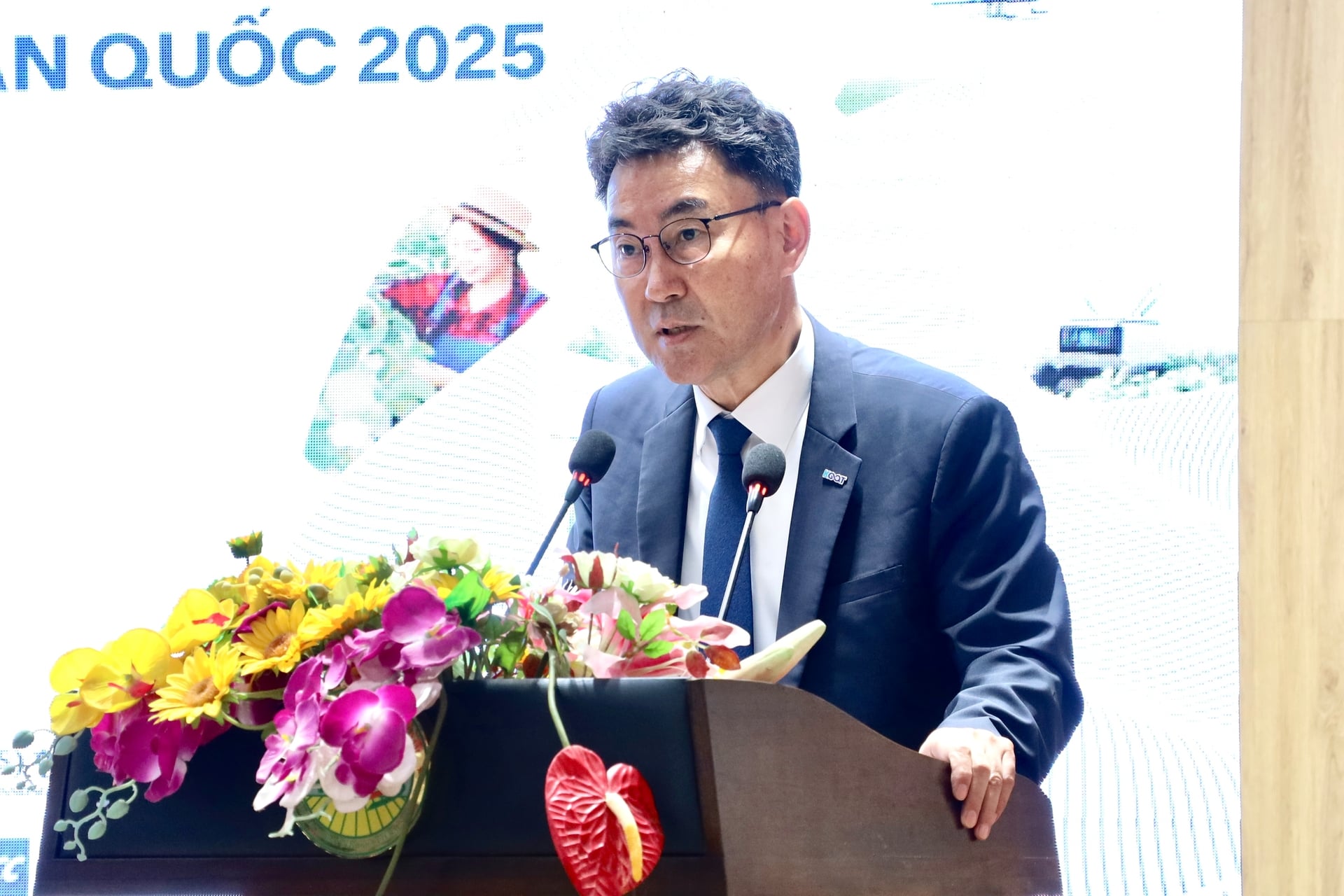 Giám đốc Ko Bok Nam hy vọng hai nước sớm chia sẻ những thành quả hợp tác đã đạt được. Ảnh: Phương Linh.