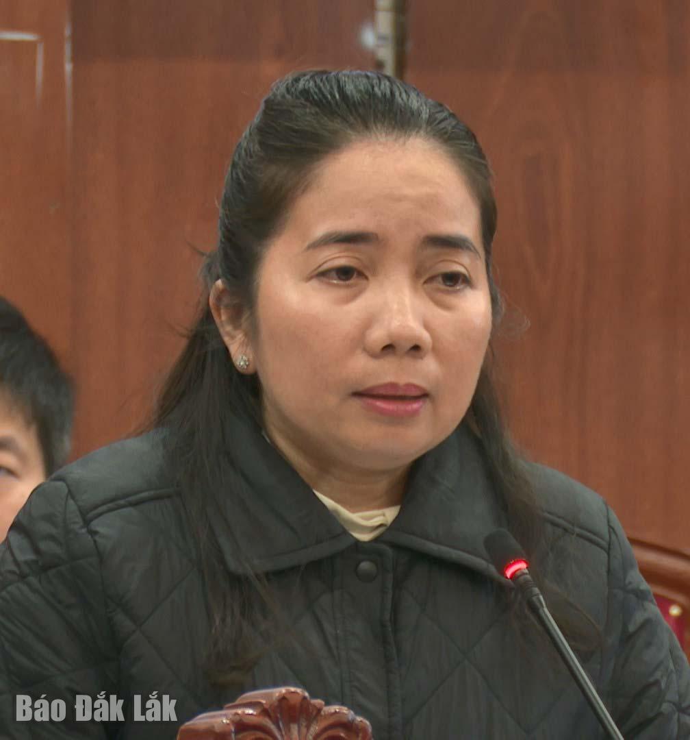 លោកស្រី Dang Thi Thuy អនុប្រធានមន្ទីរកសិកម្ម និងបរិស្ថាន។