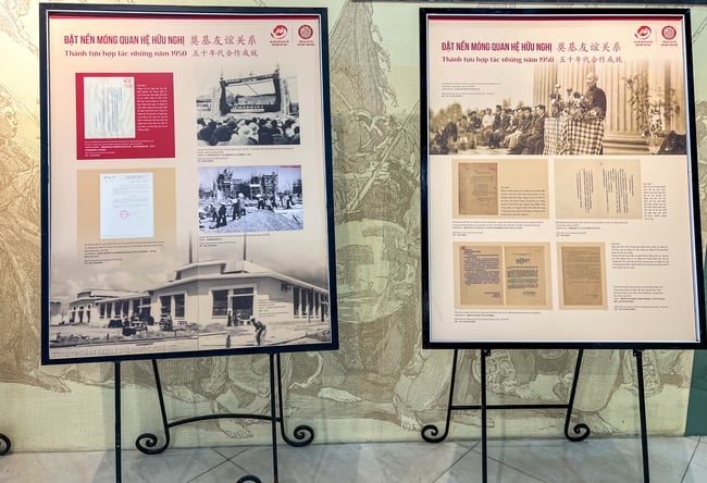 Hơn 100 tư liệu, tài liệu lưu trữ được giới thiệu tại triển lãm hợp tác hữu nghị Việt Nam - Trung Quốc - Ảnh 7.