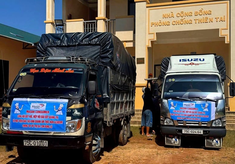 Masan Group sẻ chia cùng miền Trung: Hơn 124 tấn hàng thiết yếu được trao đến bà con vùng lũ- Ảnh 1.
