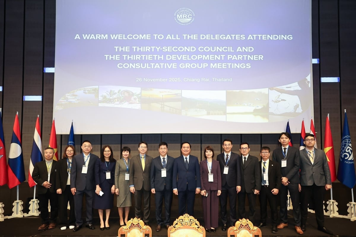 Việt Nam sẽ là Chủ tịch Hội đồng Ủy hội Ủy hội sông Mekong quốc tế nhiệm kỳ 2026. Ảnh: MRC.