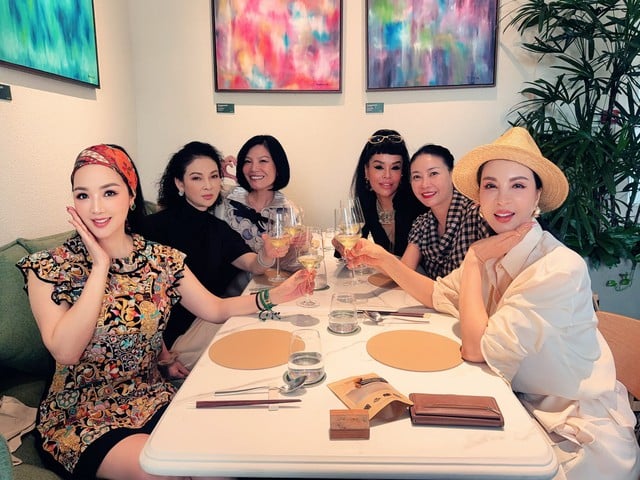 Hoa hậu Đền Hùng Giáng My đọ sắc bên cựu người mẫu Thủy Hương - Ảnh 2.