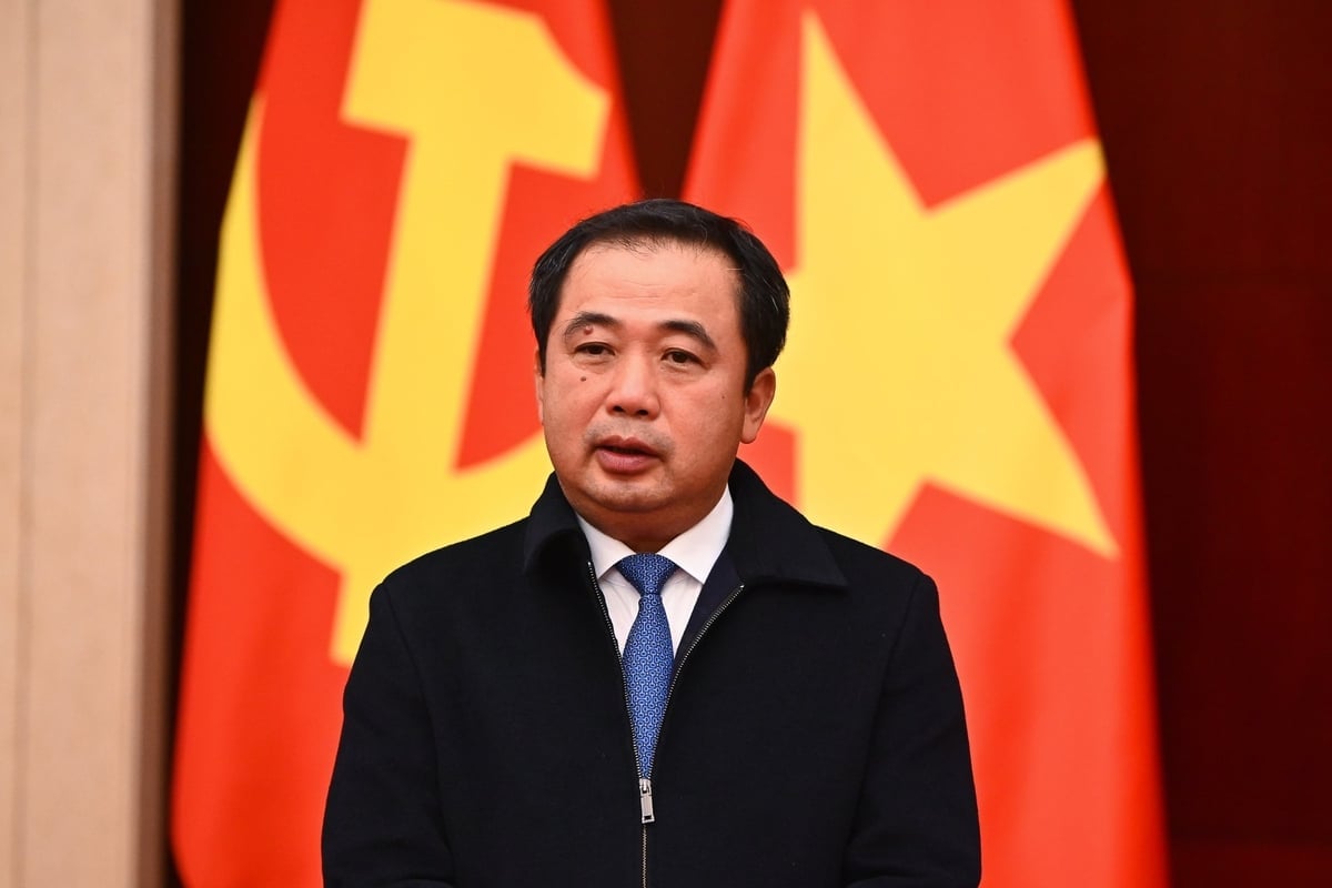 Bộ trưởng Trần Đức Thắng nhấn mạnh mong muốn tăng cường vai trò kết nối của Đại sứ quán với Bộ Nông nghiệp và Môi trường với phía Trung Quốc. Ảnh: Tùng Đinh.