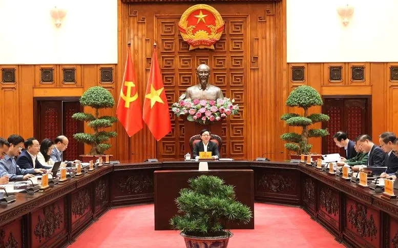 Phó Thủ tướng Hồ Quốc Dũng chủ trì cuộc họp về dự thảo Quyết định của Thủ tướng Chính phủ bãi bỏ một số văn bản quy phạm pháp luật của Thủ tướng Chính phủ - Ảnh: VGP/Gia Huy