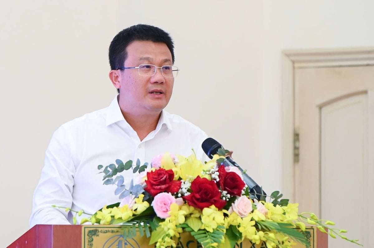 TS Nguyễn Tuấn Quang, Phó Cục trưởng Cục Biến đổi khí hậu (Bộ Nông nghiệp và Môi trường). Ảnh: Tùng Đinh.