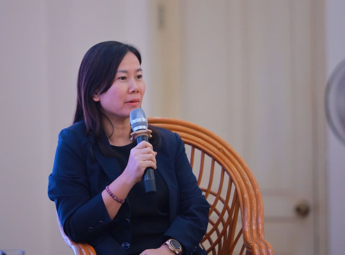 Bà Lưu Thị Thu Hiền, Phó Tổng Giám đốc Công ty CP Thực phẩm Sữa TH. Ảnh: Ngọc Linh.