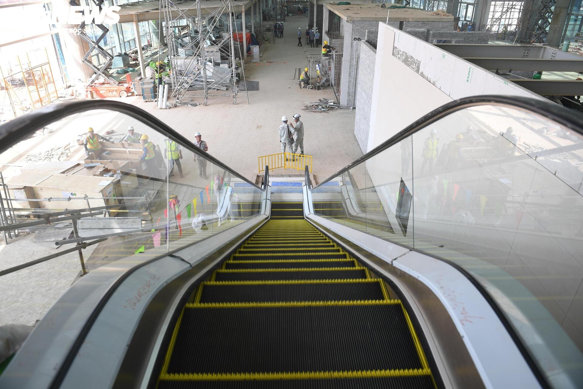 Uvnitř terminálu letiště Long Thanh před prvním letem - 4