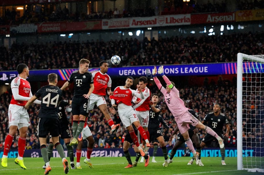 Övertygande seger över Bayern, Arsenal fortsätter obesegrade i Champions League - Bild 1.