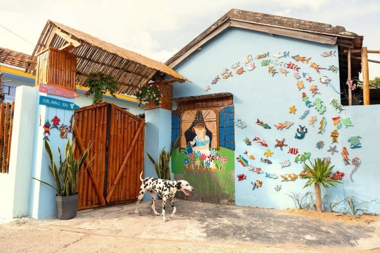 La casa de familia del Sr. Hoang abre sus puertas para recibir a personas que deseen alojarse gratuitamente. Foto: NVCC