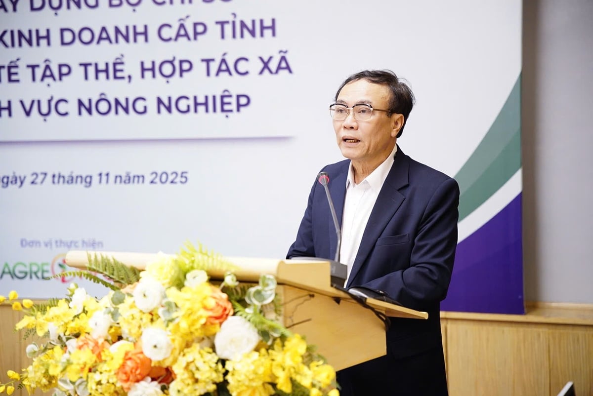 Ông Lê Đức Thịnh, Cục trưởng Cục Kinh tế hợp tác và Phát triển nông thôn. Ảnh: Linh Linh.