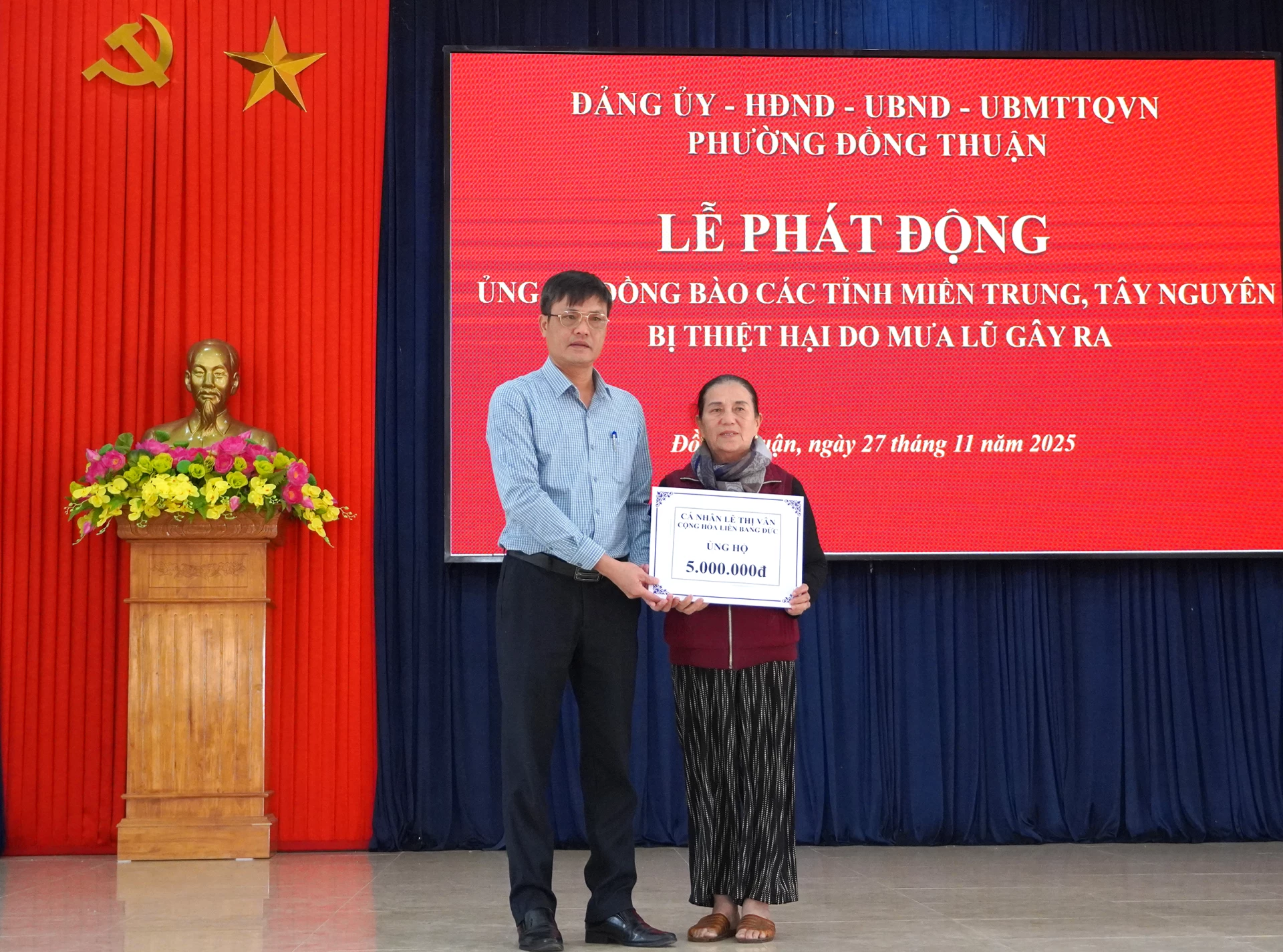 Eine Person wurde unterstützt. Foto: H.Tr