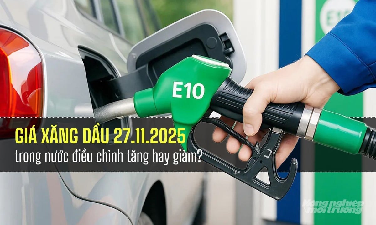 Aktualizace cen benzinu dnes, 27. listopadu 2025, po úpravě cen Cập nhật giá xăng dầu hôm nay 27/11/2025 sau phiên điều chỉnh