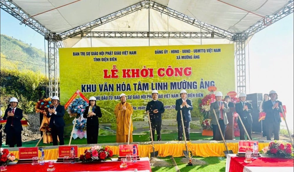 디엔비엔, 총 자본금 990억동 이상 규모 무옹앙 영성문화지구 건설 착공 - 사진 1