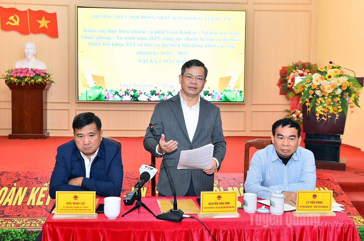 A találkozón felszólalt Nguyễn Van Son, a Tartományi Népi Tanács elnöke.