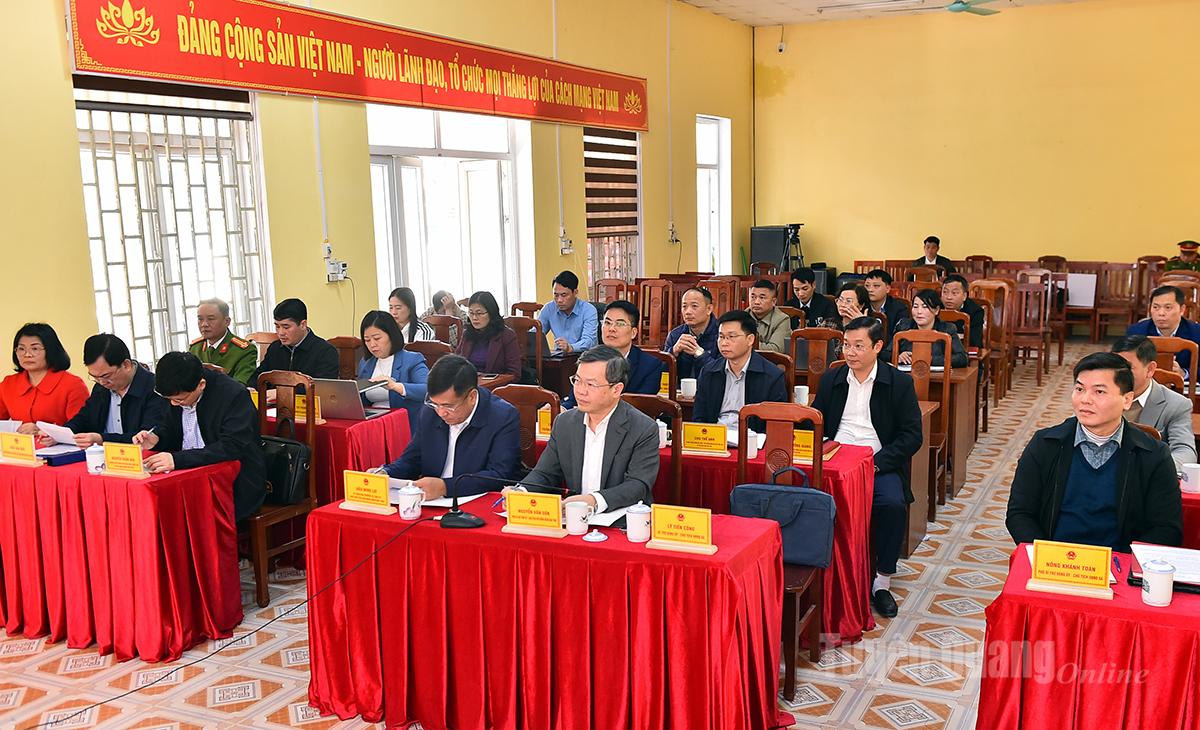 A Tartományi Népi Tanács Állandó Bizottságának munkaülése Lao Chai községgel.