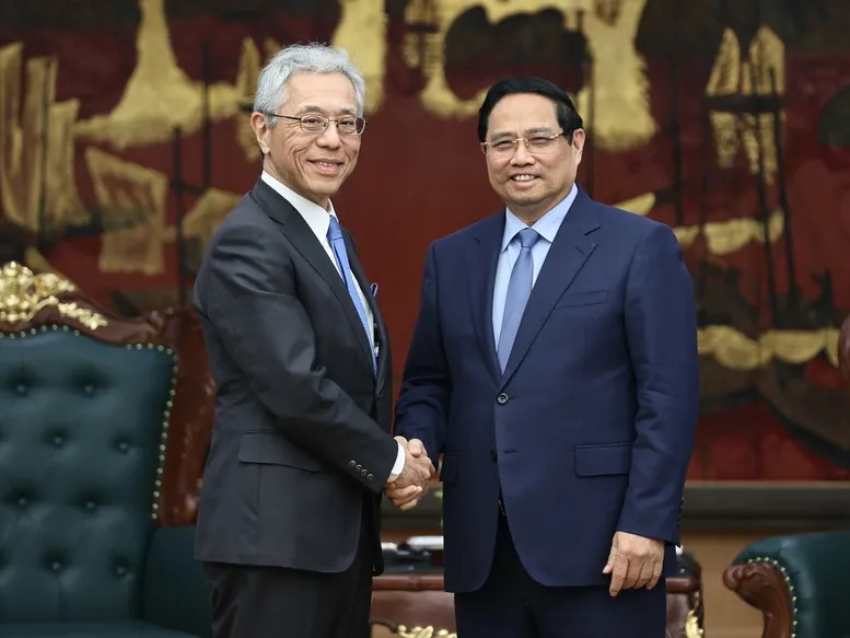 Thủ tướng tiếp lãnh đạo tập đoàn Nhật Bản tham gia dự án điện khí 12 tỷ USD - Ảnh 1.