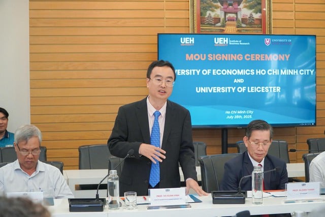 Đại học Kinh tế TP.HCM và Đại học Leicester của Anh ký hợp tác toàn diện- Ảnh 3.