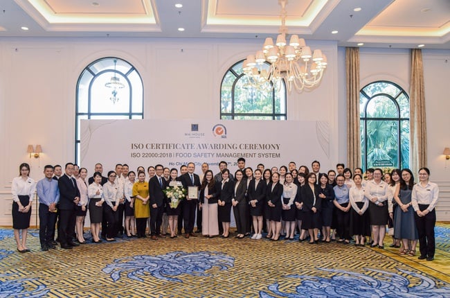 Khách sạn Mai House Saigon đạt chứng nhận HACCP - Ảnh 1.