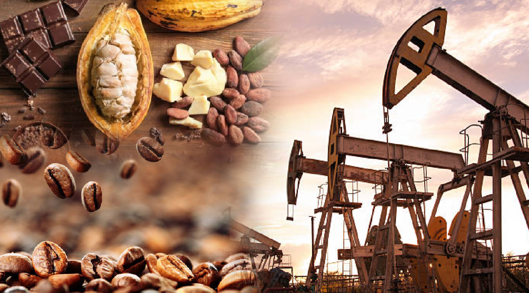 Prisfluktuationer på världsmarknaden för råvaror.