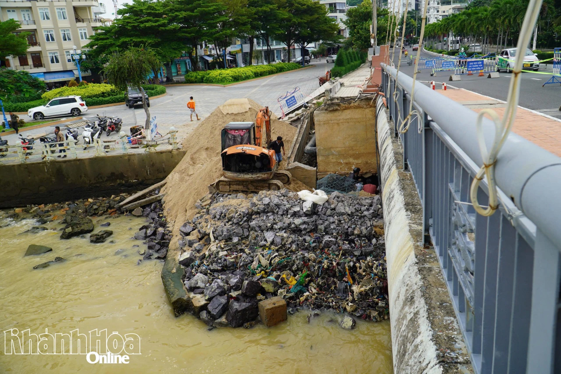 Пірс мосту Тран Фу серйозно пошкоджений
