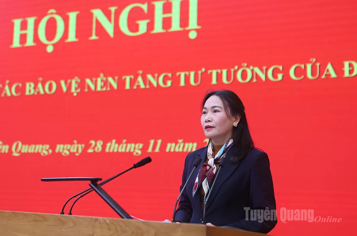 رفیق نونگ تی بیچ هوئه، عضو کمیته دائمی حزب در استان، معاون دبیر دائمی و رئیس کمیته راهبری ۳۵ کمیته حزبی کمیته مردمی استان، در این کنفرانس سخنرانی کرد.