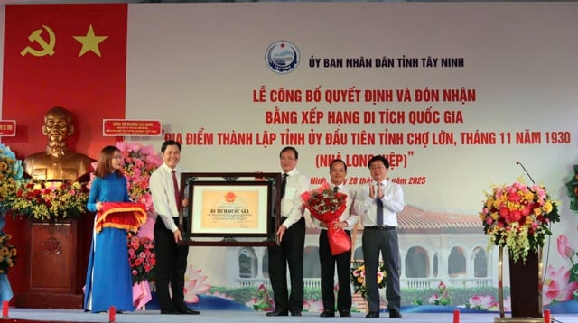Nơi thành lập Tỉnh ủy Chợ Lớn đón Bằng Di tích quốc gia  - Ảnh 2.