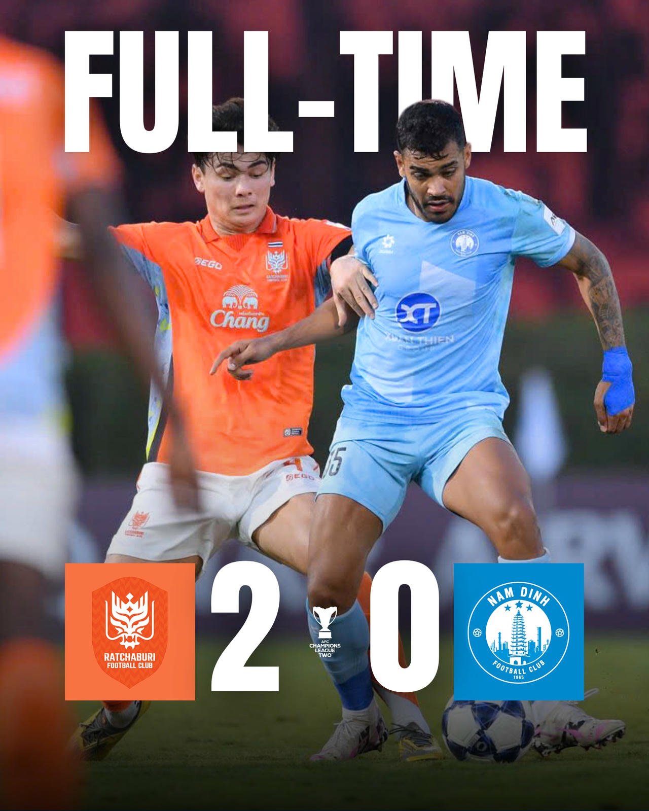 Tình thế khó khăn của Nam Định tại AFC Champions League Two 2025-2026
