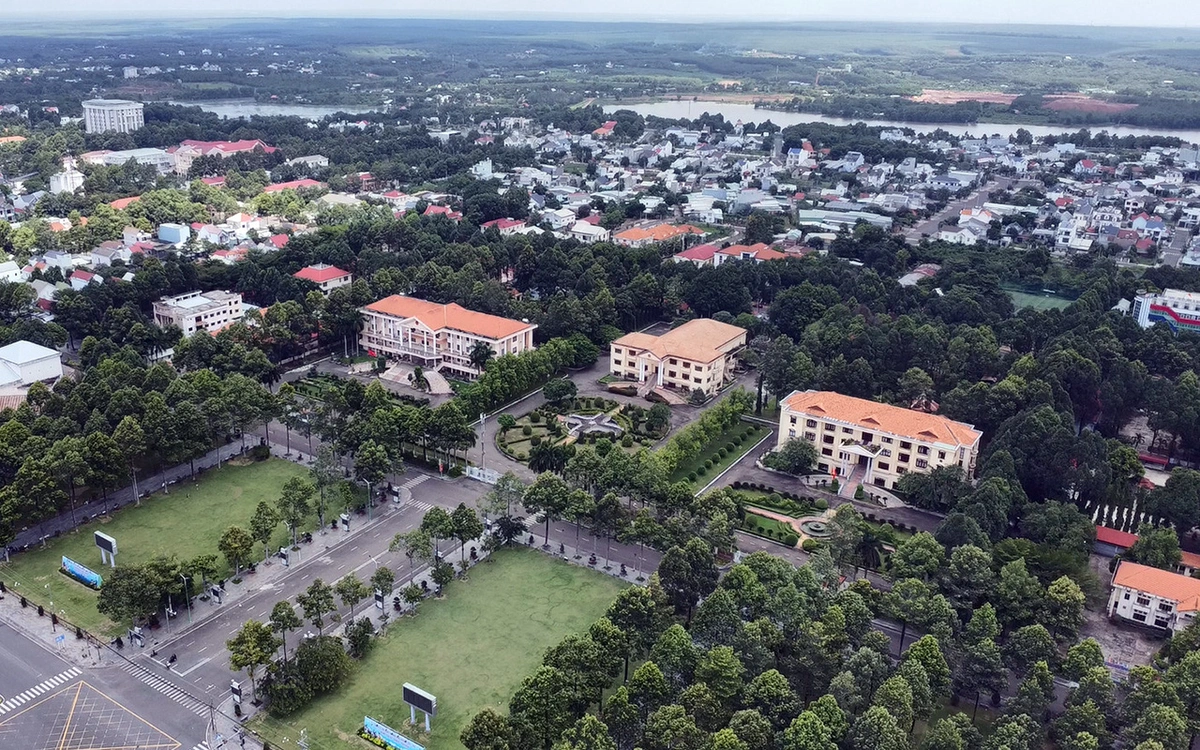 មជ្ឈមណ្ឌលរដ្ឋបាលខេត្ត Binh Phuoc (ចាស់)។ រូបថត៖ A.Loc