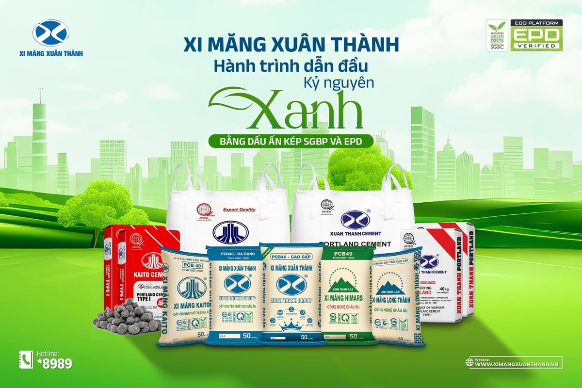 Xi măng Xuân Thành dẫn đầu kỷ nguyên xanh bằng dấu ấn kép SGBP và EPD. Ảnh:Thanh Loan.