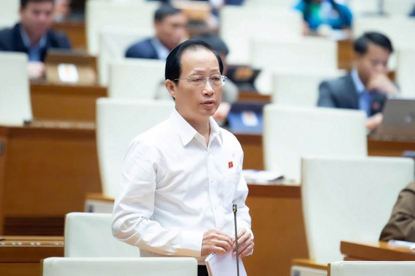 ২৮ নভেম্বর সকালে হলে প্রাদেশিক পার্টির স্থায়ী কমিটির সদস্য, ভিন লং প্রাদেশিক পিপলস কমিটির ভাইস চেয়ারম্যান - প্রতিনিধি নগুয়েন ট্রুক সন বক্তৃতা দেন।