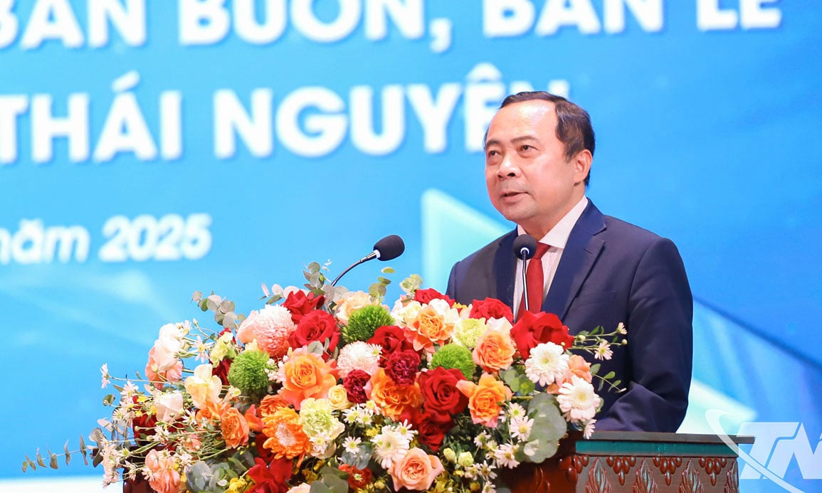 O vice-ministro permanente da Ciência e Tecnologia, Vu Hai Quan, discursou na conferência.