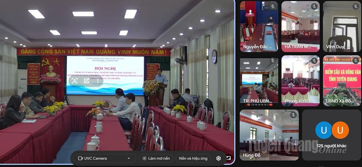 សន្និសីទ​បណ្តុះបណ្តាល​ត្រូវ​បាន​ភ្ជាប់​បណ្តាញ​ទៅ​ឃុំ​សង្កាត់​ចំនួន ១២៤ ក្នុង​ខេត្ត។