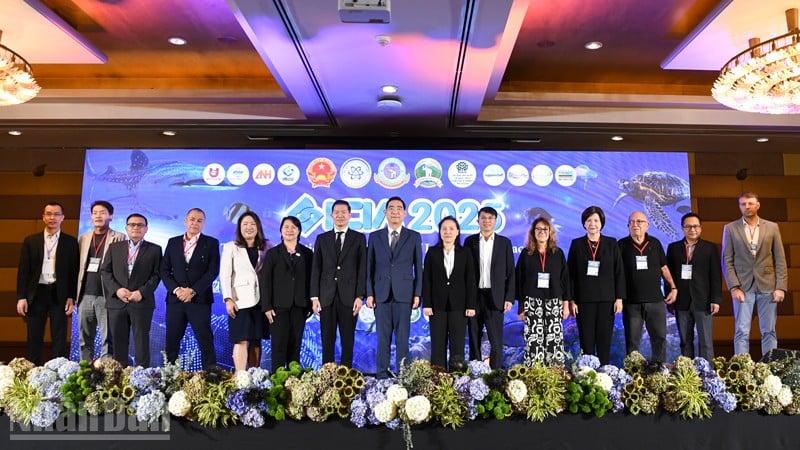 Afgevaardigden bij de 2e Internationale Conferentie over Innovatie in Aquacultuur. (Foto: MINH THANG)