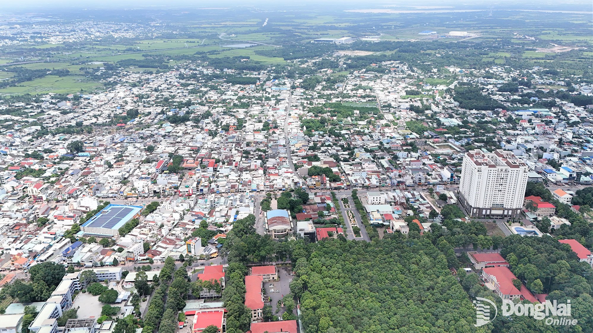 Het stedelijk gebied Long Thanh vormt de kern van de ontwikkeling van het stedelijk model van de luchthaven van Long Thanh. Foto: Pham Tung  