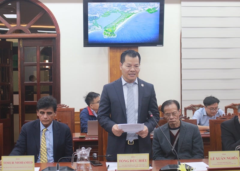 Ông Tống Đức Hiếu - Chủ tịch Tập đoàn Lạc Việt, kiêm Giám đốc ARQUE DEGI, chia sẻ về dự án.